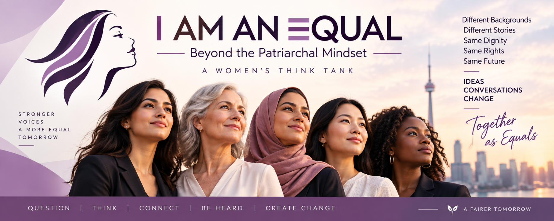 diverse women and men talking together at a community gathering